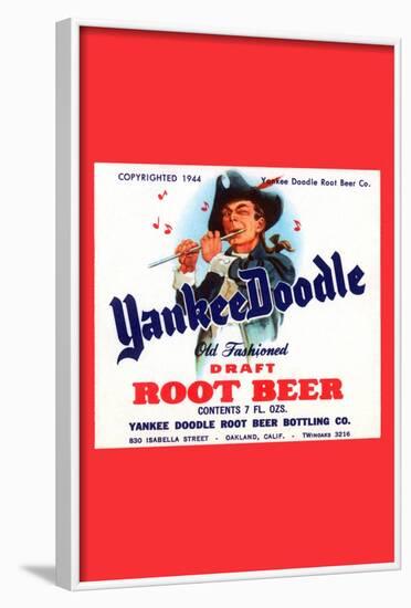 Yankee Doodle Draft Root Beer-null-Framed Art Print