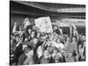 Yankee Fans Waving Pennants-Art Abfier-Stretched Canvas