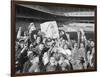 Yankee Fans Waving Pennants-Art Abfier-Framed Photographic Print