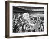 Yankee Fans Waving Pennants-Art Abfier-Framed Photographic Print