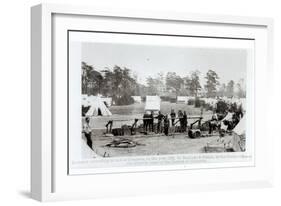 Yankee Headquarters, Camp Whinfield, 3rd May 1862-Mathew Brady-Framed Giclee Print