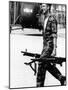 Yankee Papa 13 Helicopter Crew Chief James Farley Carrying a Pair of M-60 Machine Guns-Larry Burrows-Mounted Photographic Print