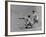 Yankee Phil Rizzuto Waiting to Catch the Ball During the American League Pennant Race-Grey Villet-Framed Premium Photographic Print