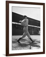 Yankee's Joe Dimaggio at Bat-Carl Mydans-Framed Premium Photographic Print