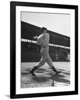 Yankee's Joe Dimaggio at Bat-Carl Mydans-Framed Premium Photographic Print