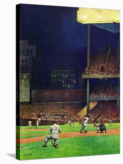 "Yankee Stadium," April 19, 1947-John Falter-Stretched Canvas