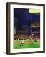 "Yankee Stadium," April 19, 1947-John Falter-Framed Premium Giclee Print