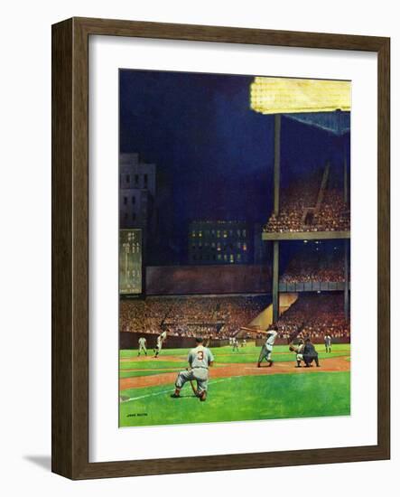 "Yankee Stadium," April 19, 1947-John Falter-Framed Premium Giclee Print