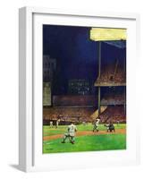 "Yankee Stadium," April 19, 1947-John Falter-Framed Premium Giclee Print