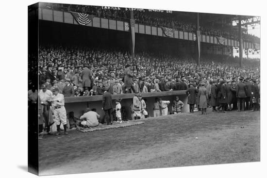 Yankee Stadium Baseball Field Opening Day Photograph - New York, NY-Lantern Press-Stretched Canvas