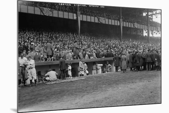 Yankee Stadium Baseball Field Opening Day Photograph - New York, NY-Lantern Press-Mounted Premium Giclee Print