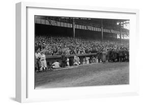 Yankee Stadium Baseball Field Opening Day Photograph - New York, NY-Lantern Press-Framed Art Print