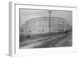 Yankee Stadium Baseball Field Photograph - New York, NY-Lantern Press-Framed Art Print