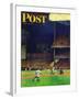 "Yankee Stadium," Saturday Evening Post Cover, April 19, 1947-John Falter-Framed Giclee Print