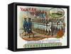 Yankee Victors Brand Cigar Box Label-Lantern Press-Framed Stretched Canvas
