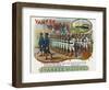Yankee Victors Brand Cigar Box Label-Lantern Press-Framed Art Print