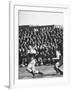 Yankees Joe Dimaggio at Bat. Yankees Vs. Brooklyn Dodgers-Carl Mydans-Framed Premium Photographic Print