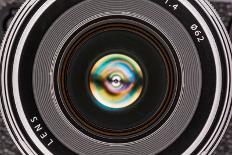 Front Element of A Camera Lens-yanmingzhang-Mounted Photographic Print