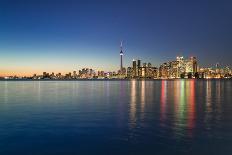 Night Scene of Downtown Toronto-yanmingzhang-Framed Photographic Print