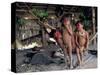 Yanomami Children, Brazil, South America-Robin Hanbury-tenison-Stretched Canvas