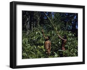Yanomami Indian Hunters, Amazonas, Venezuela-null-Framed Photographic Print