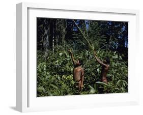 Yanomami Indian Hunters, Amazonas, Venezuela-null-Framed Photographic Print