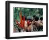 Yanomami Man Made up for the Feast, Brazil, South America-Robin Hanbury-tenison-Framed Photographic Print