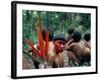 Yanomami Man Made up for the Feast, Brazil, South America-Robin Hanbury-tenison-Framed Photographic Print