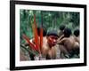 Yanomami Man Made up for the Feast, Brazil, South America-Robin Hanbury-tenison-Framed Photographic Print