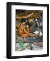 Yanomami Mother and Child, Brazil, South America-Robin Hanbury-tenison-Framed Premium Photographic Print