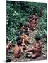 Yanomami on the Way to a Feast, Brazil, South America-Robin Hanbury-tenison-Mounted Photographic Print