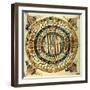 Yantra of Jambudvipa, Map of the Universe, C.1725-null-Framed Giclee Print