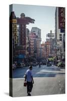 Yaowarat Road, Chinatown, Bangkok, Thailand, Southeast Asia, Asia-Andrew Taylor-Stretched Canvas