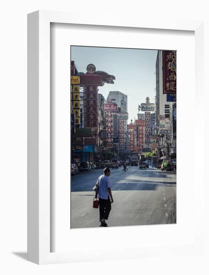 Yaowarat Road, Chinatown, Bangkok, Thailand, Southeast Asia, Asia-Andrew Taylor-Framed Photographic Print