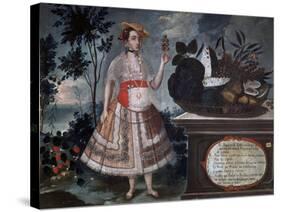 Yapanga Woman from Quito Dressed for Public Life, 1783-Vicente Alban-Stretched Canvas