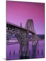 Yaquina Bay Bridge, Newport, Oregon, USA-null-Mounted Premium Photographic Print
