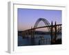 Yaquina Bay Bridge Newport Oregon USA-null-Framed Premium Photographic Print