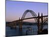 Yaquina Bay Bridge Newport Oregon USA-null-Mounted Premium Photographic Print