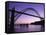 Yaquina Bay Bridge, Newport, Oregon, USA-null-Framed Stretched Canvas