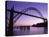 Yaquina Bay Bridge, Newport, Oregon, USA-null-Stretched Canvas