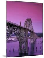 Yaquina Bay Bridge, Newport, Oregon, USA-null-Mounted Photographic Print