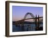 Yaquina Bay Bridge Newport Oregon USA-null-Framed Photographic Print