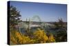 Yaquina Bay Bridge on Highway 101, Newport, Oregon, USA-Jamie & Judy Wild-Stretched Canvas