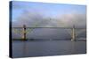 Yaquina Bay Bridge Spanning the Yaquina Bay at Newport, Oregon, USA-David R. Frazier-Stretched Canvas