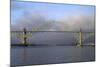 Yaquina Bay Bridge Spanning the Yaquina Bay at Newport, Oregon, USA-David R. Frazier-Mounted Photographic Print