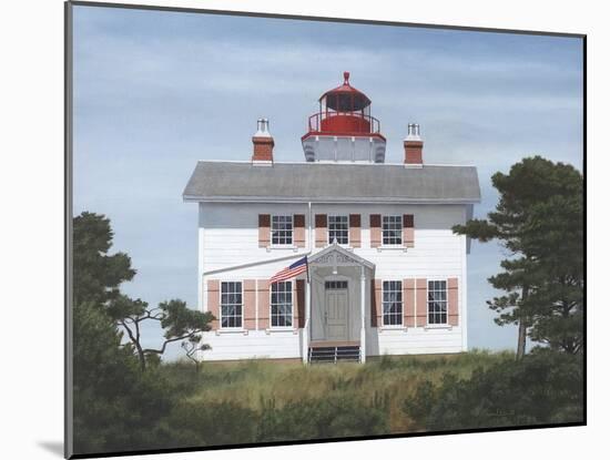 Yaquina Bay Lighthouse-David Knowlton-Mounted Giclee Print