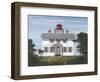 Yaquina Bay Lighthouse-David Knowlton-Framed Giclee Print