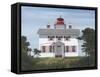 Yaquina Bay Lighthouse-David Knowlton-Framed Stretched Canvas