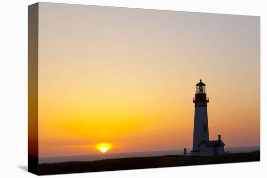 Yaquina Head Lighthouse, 1873, Newport, Oregon, USA-Jamie & Judy Wild-Stretched Canvas