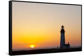 Yaquina Head Lighthouse, 1873, Newport, Oregon, USA-Jamie & Judy Wild-Framed Stretched Canvas